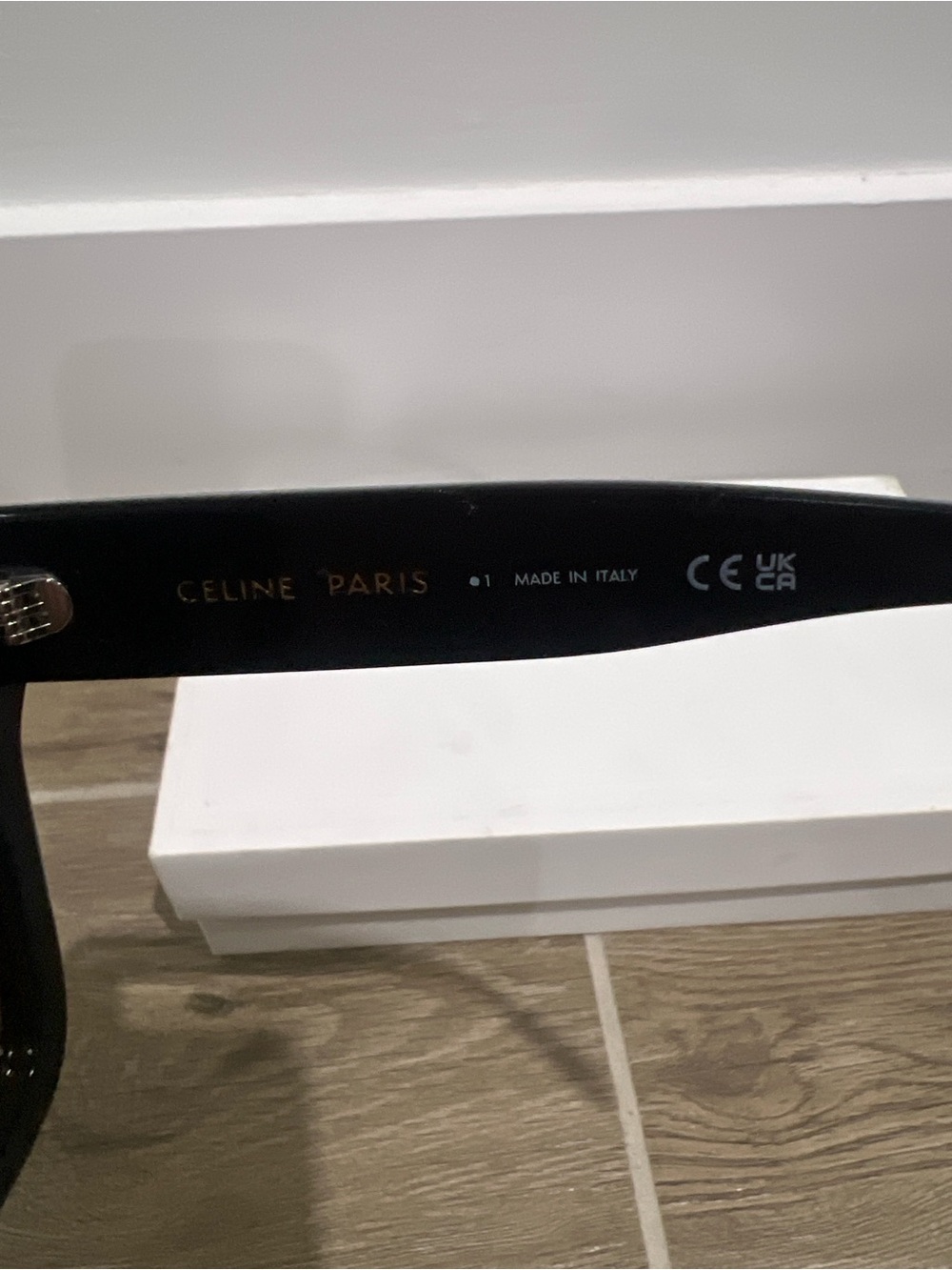 Celine Triomphe Black Cat-Eye Sunglasses with Gradient Lenses - Picture 5 of 6